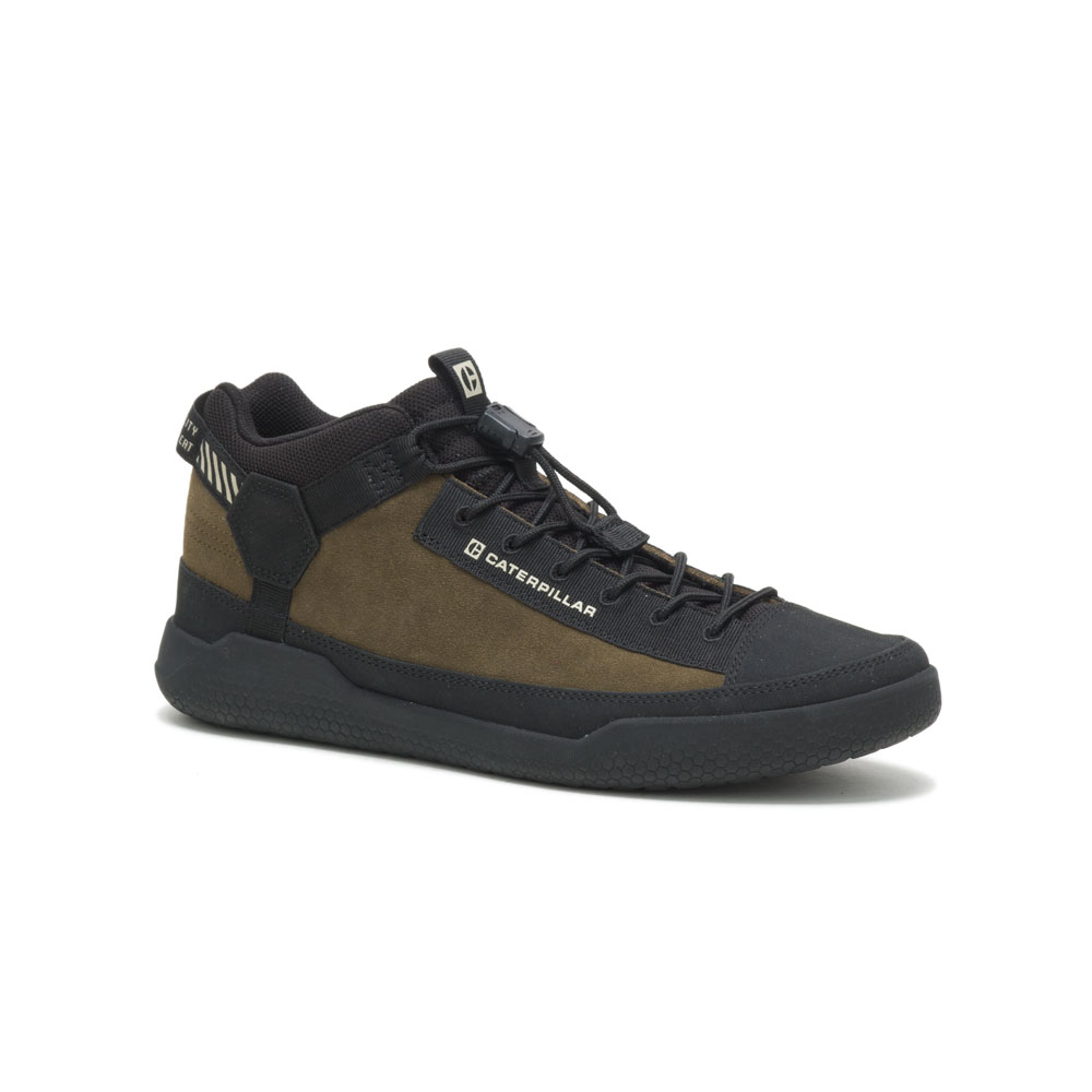 Caterpillar Hex Utility Philippines - Mens Trainers - Dark Olive 96825JYMK